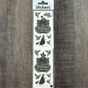 New Wicked Broadway Musical Scrapbook Craft Sticker Pack